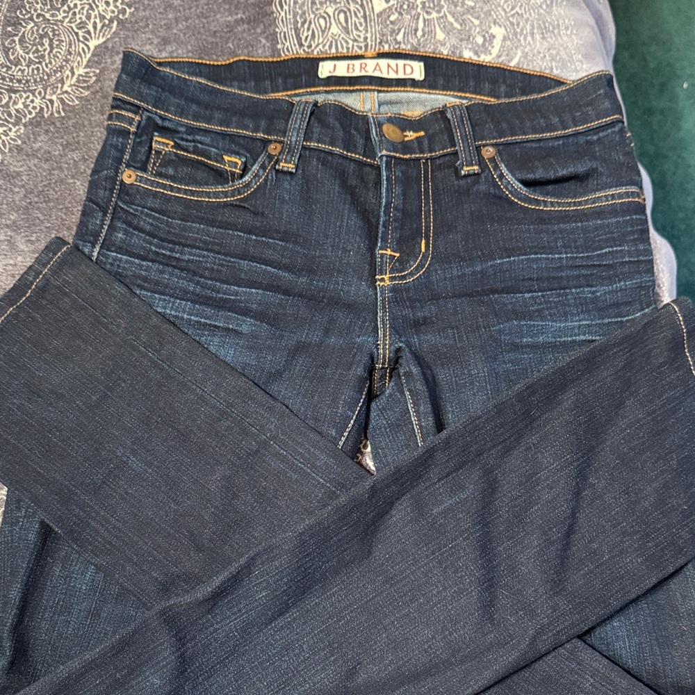 J Brand Women's Deep Indigo Skinny Jeans